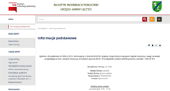 Desktop Screenshot of bip.leczyce.pl